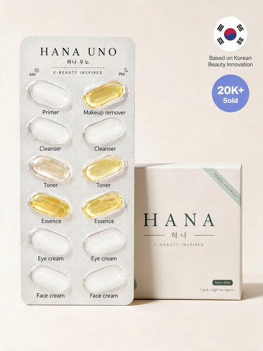HANA · Rituale Capsula K-Beauty · Mattina & Sera