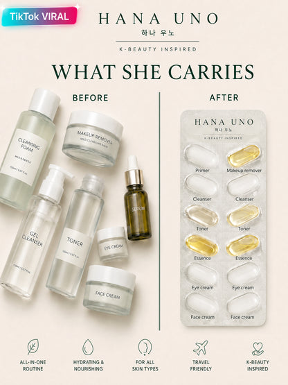HANA · 7-Day Ritual Kit · Complete K-Beauty Capsule Routine