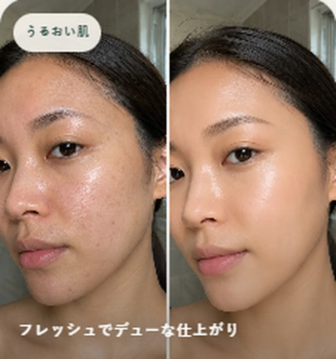 ビフォーアフタースタイルのうるおい肌写真