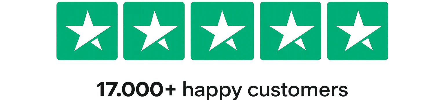 17,000+ happy customers